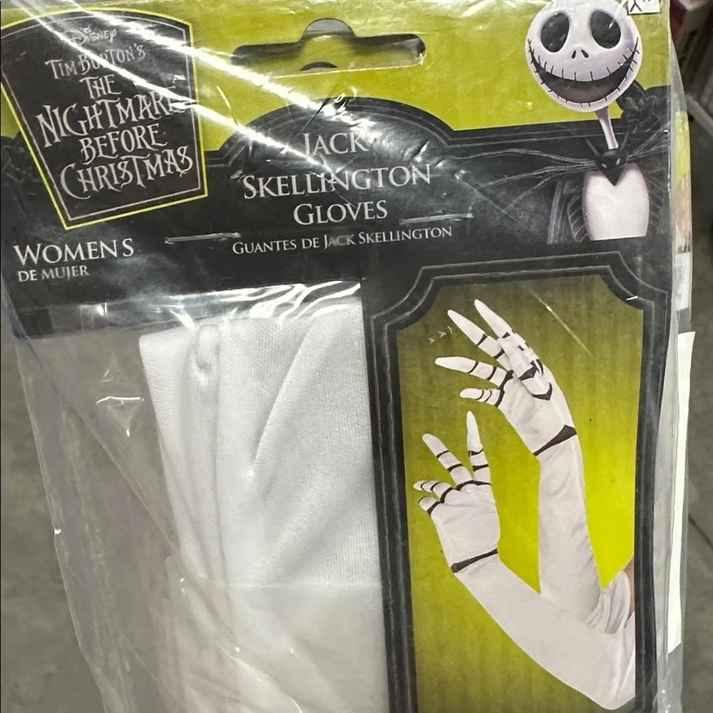 New 9 pairs Jack Skellington Elbow Length Gloves - Picture 2 of 2